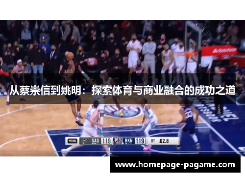 从蔡崇信到姚明：探索体育与商业融合的成功之道