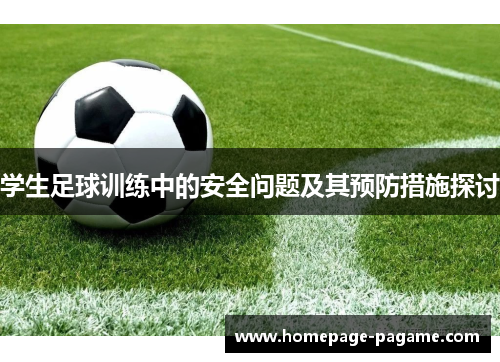 学生足球训练中的安全问题及其预防措施探讨